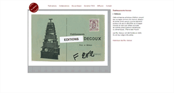 Desktop Screenshot of ets-decoux.com