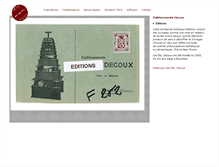 Tablet Screenshot of ets-decoux.com
